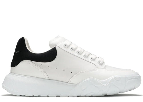 Alexander McQueen Oversized Court Trainer White Black (Women's)