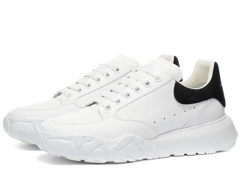 Alexander McQueen Oversized Court Trainer White Black (Women's)