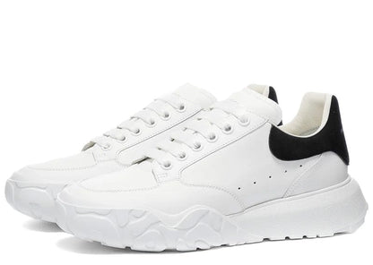 Alexander McQueen Oversized Court Trainer White Black (Women's)