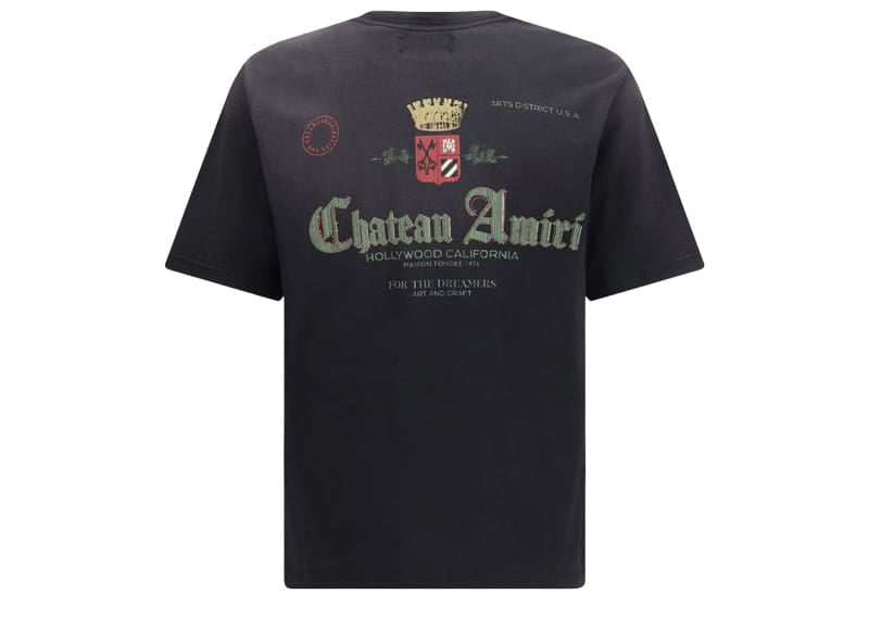 AMIRI Chateau Crown T-shirt Black