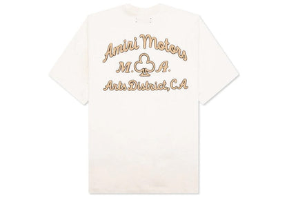 Amiri Motors Tee Alabaster