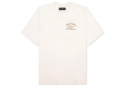 Amiri Motors Tee Alabaster