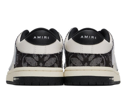 AMIRI Skel Top Low Bandana Denim Black