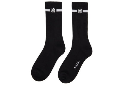 Amiri Solid MA Embroidery Sock 'Black'
