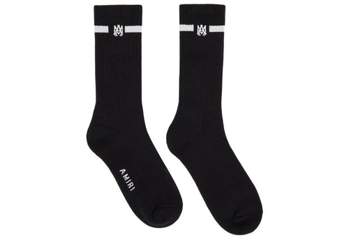 Amiri Solid MA Embroidery Sock 'Black'