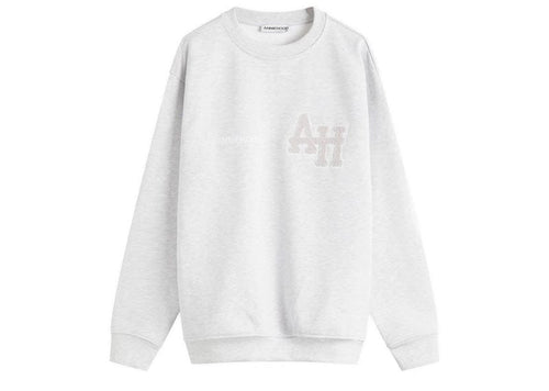 ANNIE HOOD College Sweatshirt Grey/White