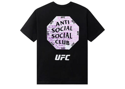 Anti Social Social Club x UFC Conned Tee Black