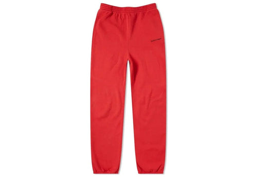 Balenciaga Copyright Logo Crew Pants Red