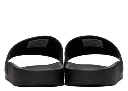 Balenciaga Pool Slides Black/Silver Chrome (Women's)