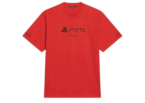 Balenciaga x PlayStation Boxy T-shirt Red