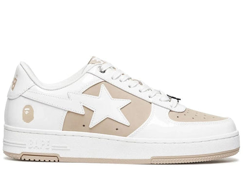 A Bathing Ape Bape Sta Low #6 White Beige