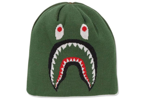A Bathing Ape 2nd Shark Knit Beanie Green
