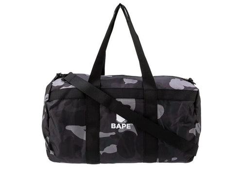 Bape Black Camo Duffle Bag