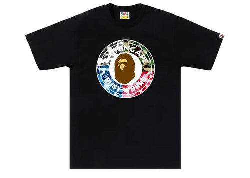 BAPE ABC Camo Crazy Busy Works Tee Black