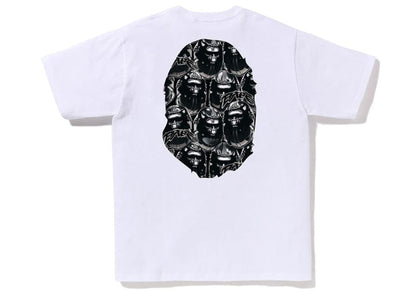 BAPE Ape Head Graffiti Big Ape Head Tee White/Black