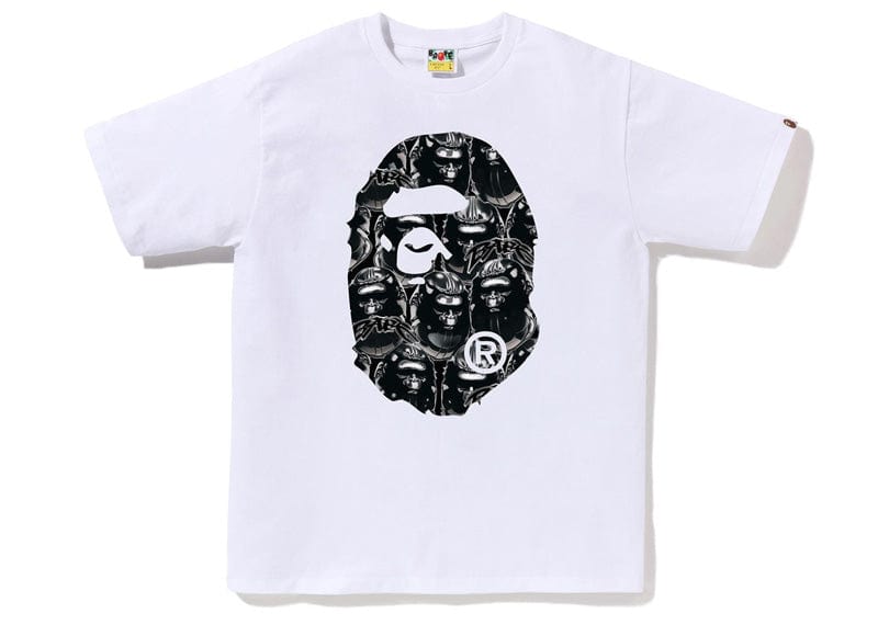 BAPE Ape Head Graffiti Big Ape Head Tee White/Black
