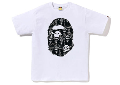 BAPE Ape Head Graffiti Big Ape Head Tee White/Black
