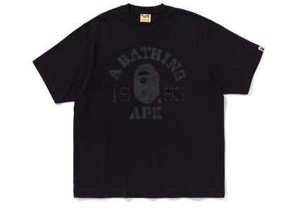 Bape Logo Print Tee Black