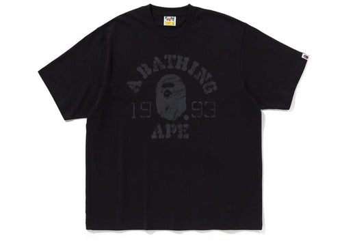 Bape Logo Print Tee Black
