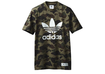 BAPE x adidas adicolor Tee Olive Cargo