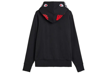 Bape x adidas Shark Fleece Full Zip Hoodie Black