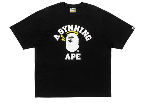 BAPE x Spotify x Central Cee College Relaxed Fit Tee Black