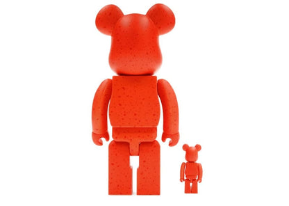 Bearbrick x Concepts Orange Lobster 100% & 400% Set