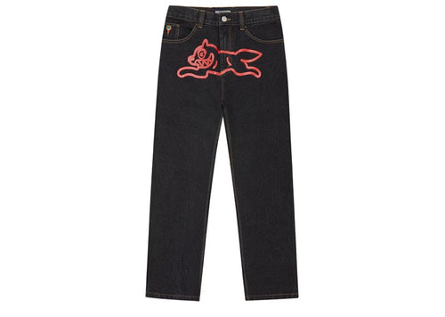 Billionaire Boys Club Running Dog Double Scoop Denim Pants Black