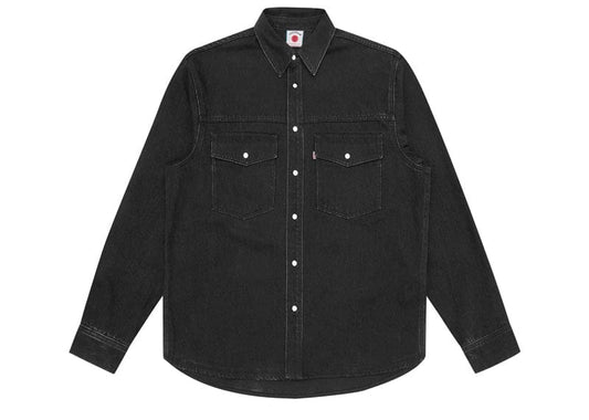 Ice Cream Billionaire Boys Club Running Dog Denim Shirt Black