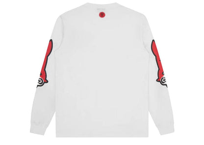 Ice Cream Billionaire Boys Club Running Dog L/S Tee White