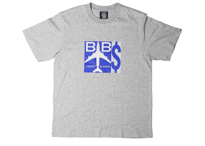 Billionaire Boys Club Postage Stamp T-Shirt Heather Grey
