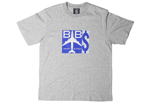 Billionaire Boys Club Postage Stamp T-Shirt Heather Grey