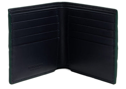 Bottega Veneta Wallet Intrecciato Bi-Fold Green
