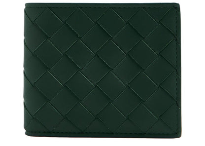 Bottega Veneta Wallet Intrecciato Bi-Fold Green