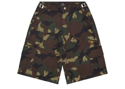 Broken Planet 2-in-1 Ripstop Cargo Pants/Shorts Camo Green