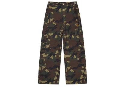 Broken Planet 2-in-1 Ripstop Cargo Pants/Shorts Camo Green