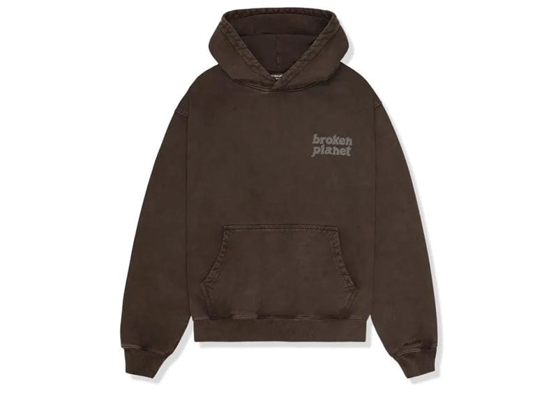 Broken Planet Basics Hoodie Washed Mocha Brown