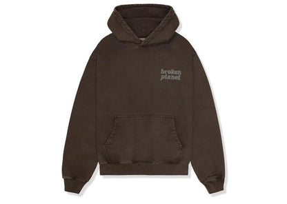 Broken Planet Basics Hoodie Washed Mocha Brown