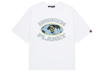Broken Planet Grid Tee Snow White