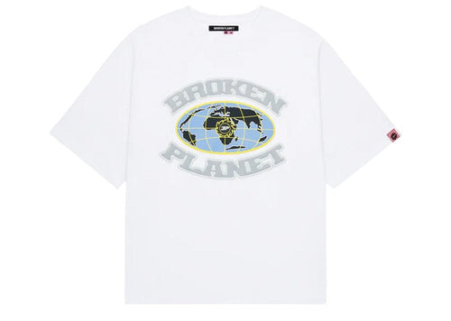 Broken Planet Grid Tee Snow White