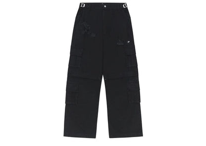 Broken Planet Market 2-in-1 Cargo Pants/Shorts Black