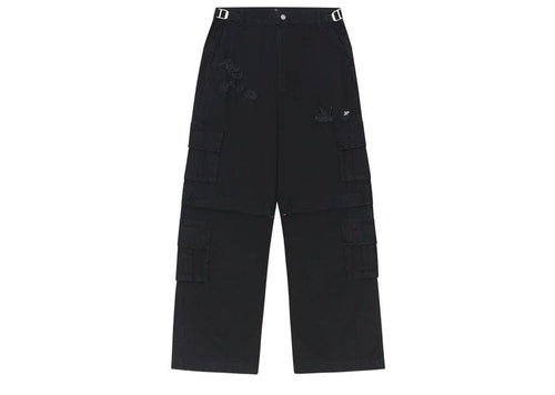Broken Planet Market 2-in-1 Cargo Pants/Shorts Black