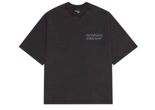 Broken Planet Market Star Logo Tee Midnight Black