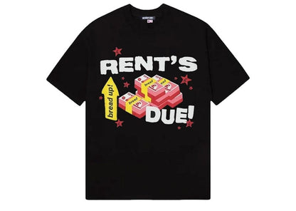 Broken Planet Market x Nemzzz Rents Due Tee Midnight Black