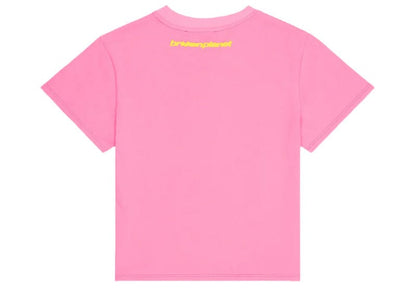 Broken Planet StarGirl Grafitti Cropped Tee Candy Pink (Women's)