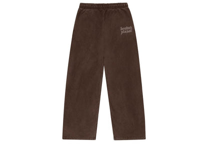 Broken Planet Straight Leg Sweatpants Chocolate Brown