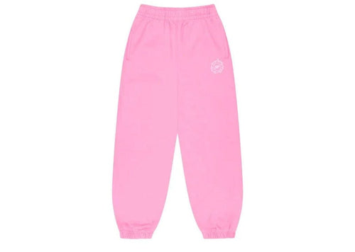 Broken Planet Sun Cuffed Zip Up Sweatpants Pink