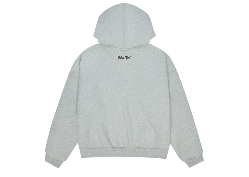 Broken Planet Sun Zip-Up Hoodie Heather Grey