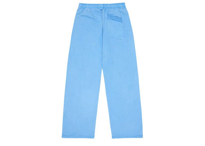 Broken Planet Wide Leg Sweatpants Washed Light Blue