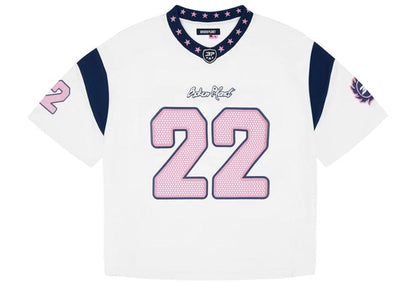 Broken Planet Market All Star Jersey White/Blue/Pink